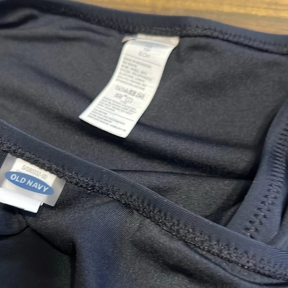 Old Navy High Waisted Bikini Bottom Tortoise Shell Ring XS Swim Swimsuit - Picture 3 of 5